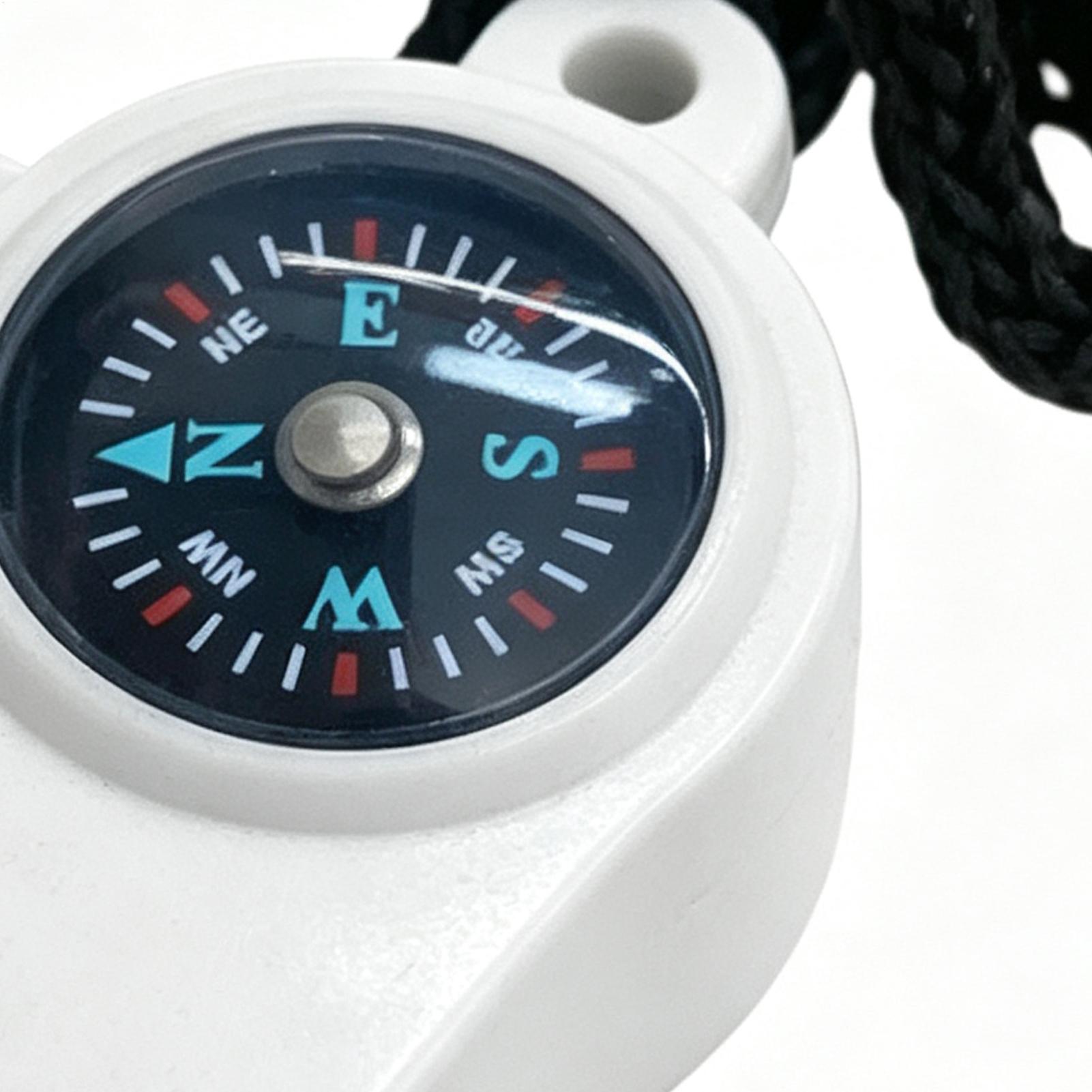 Fishing Gear - Safety Whistle Multi-Functional Loud Waterproof Compass