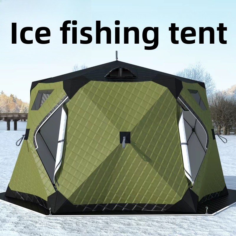 Hexagonal Ice Fishing Hut – Th - Fishing Equipment You Need 评论和价格