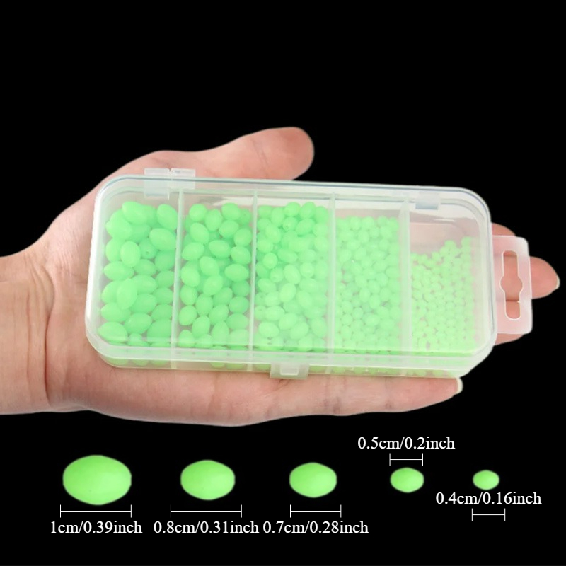 Ackibbik 375pcs/box Luminous F - Fishing Equipment Lures 评论和价格