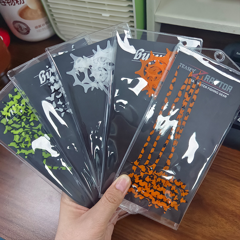 TEASER 5pcs SKIRT-18 145mm Sil - Fishing Equipment Lures 评论和价格