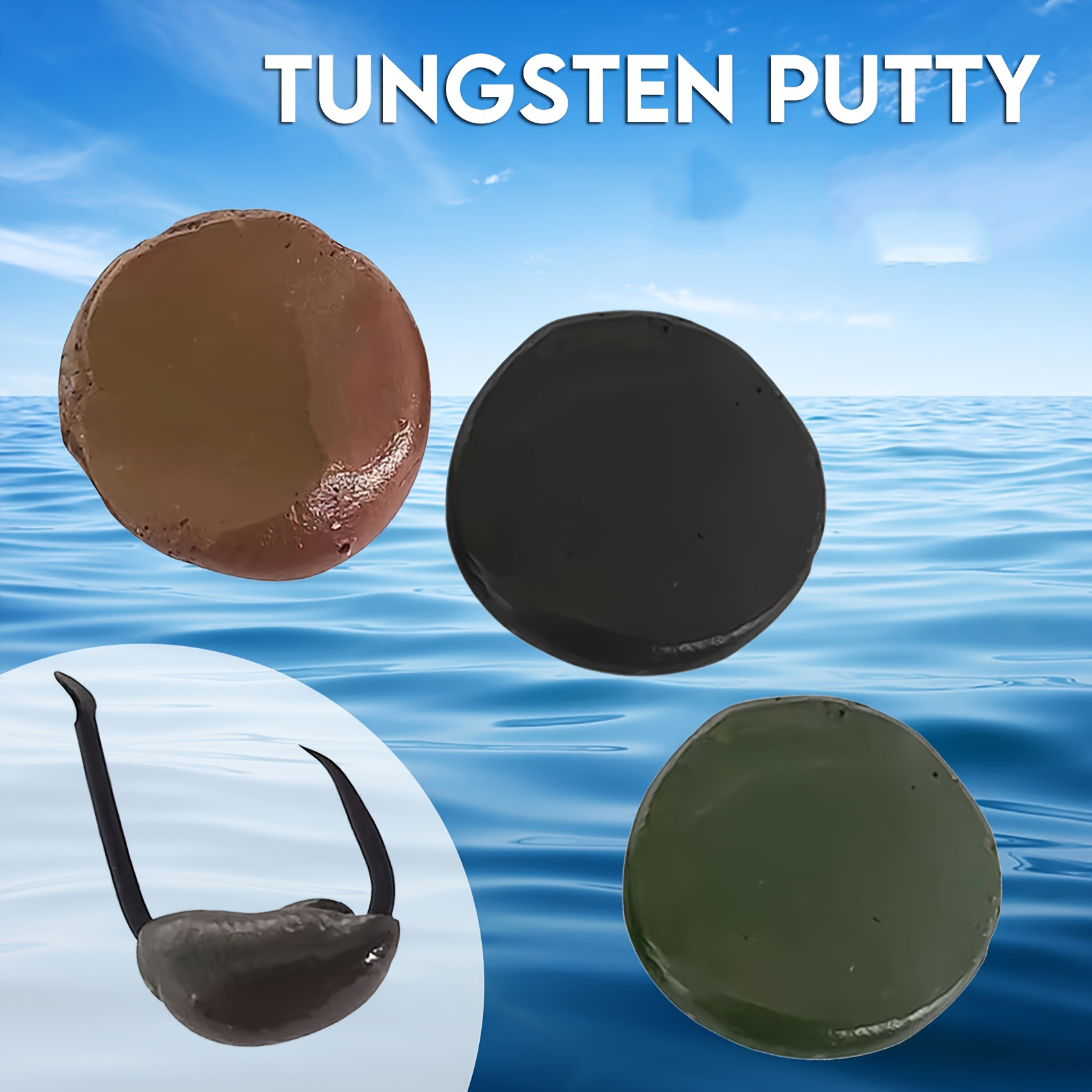 Tungsten Putty 0.5oz(15g) Tika - Fishing Equipment Lures 评论和价格
