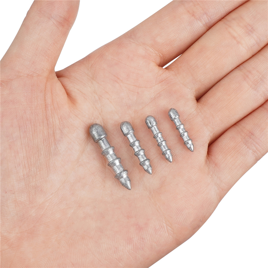 60PCS Nail weights Worm Fishin - Fishing Equipment Lures 评论和价格
