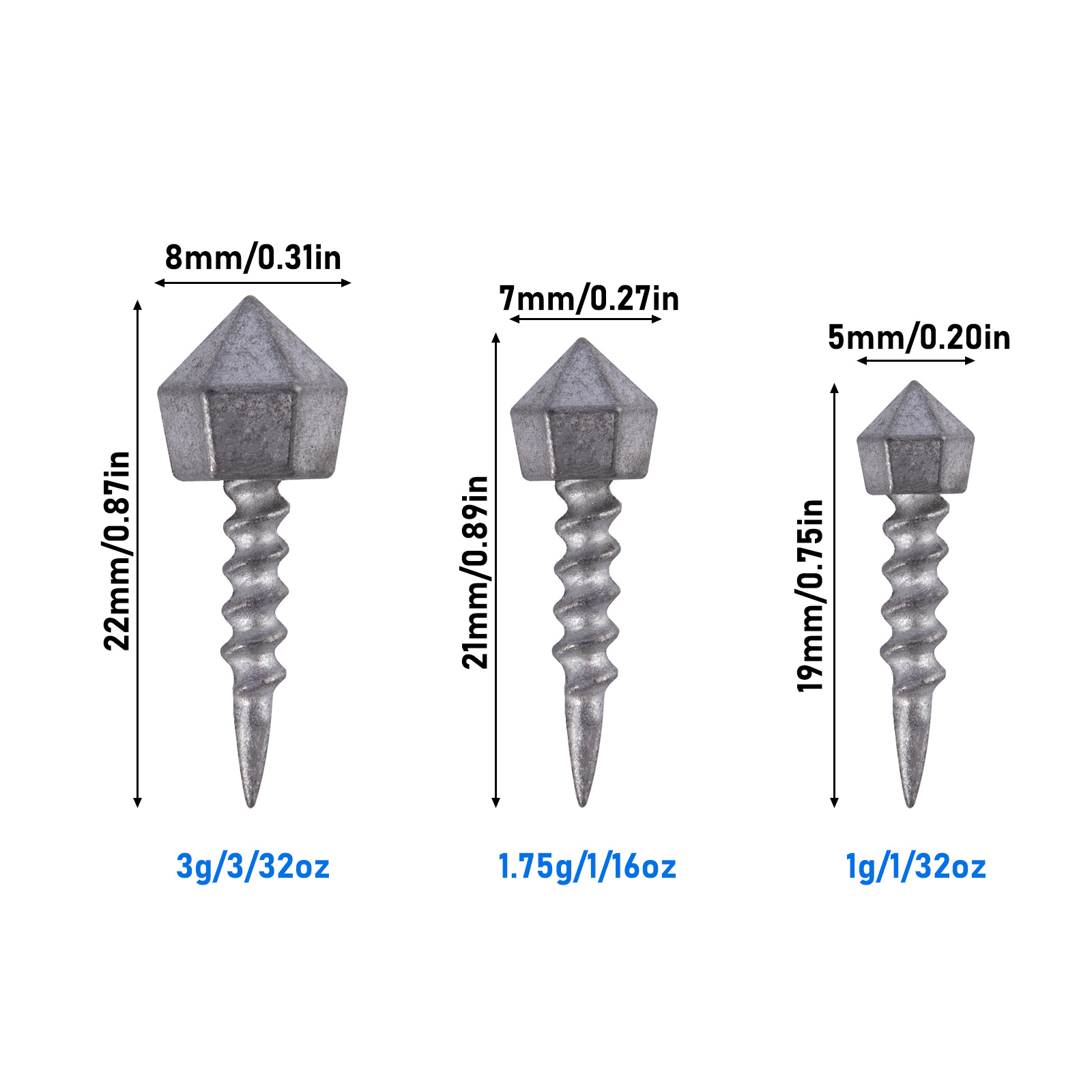 10pcs Fishing Insert Weight Si - Fishing Equipment Lures 评论和价格