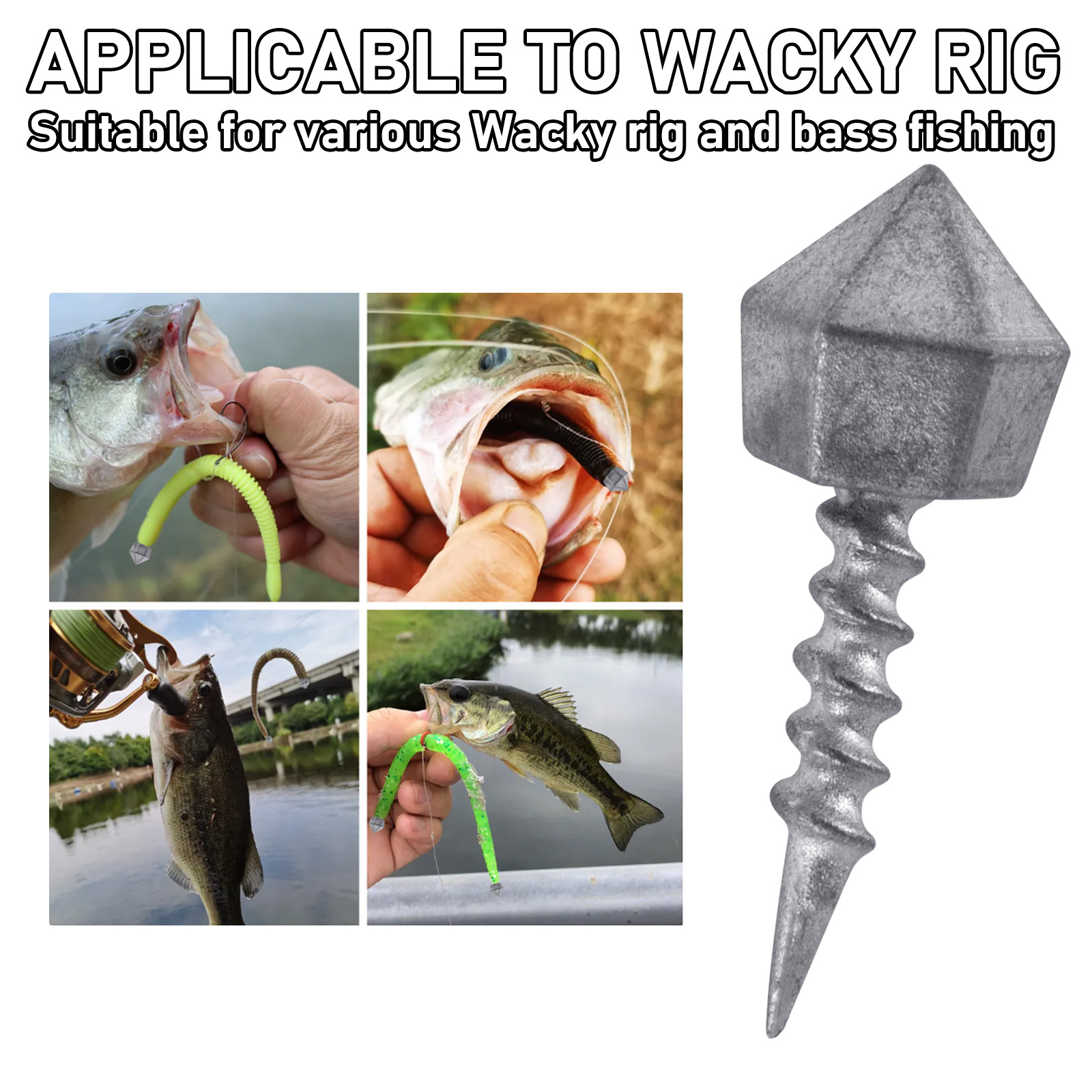 10pcs Fishing Insert Weight Si - Fishing Equipment Lures 评论和价格