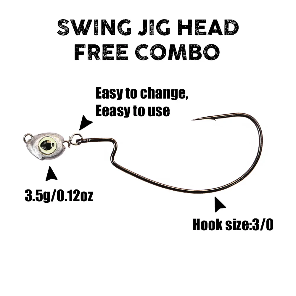 B&U Swing Jig Head Cheburashka - Fishing Equipment Lures 评论和价格